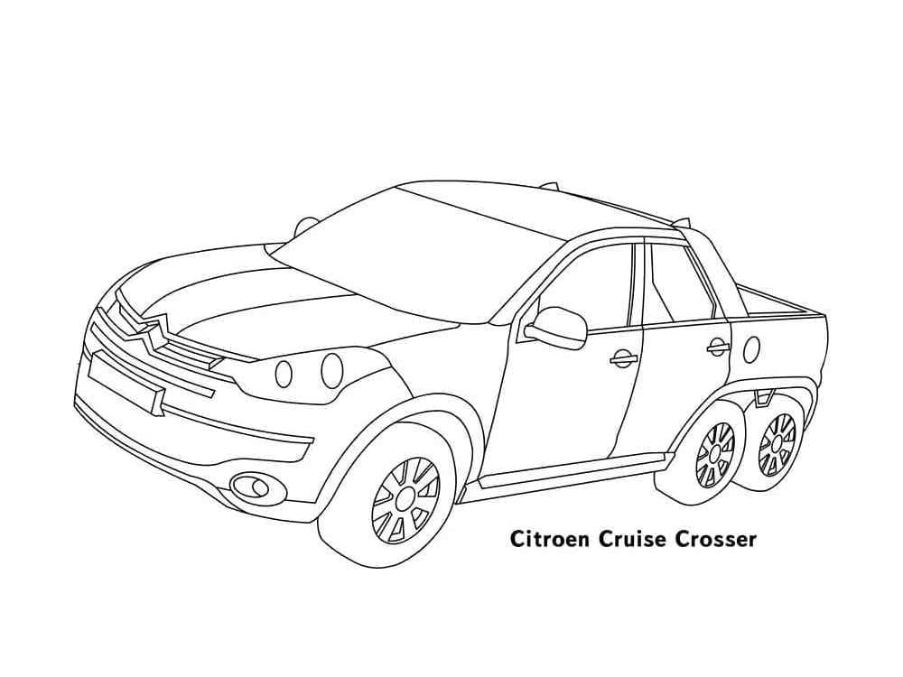 Desenho deCitroen Cruise Crosser para colorir