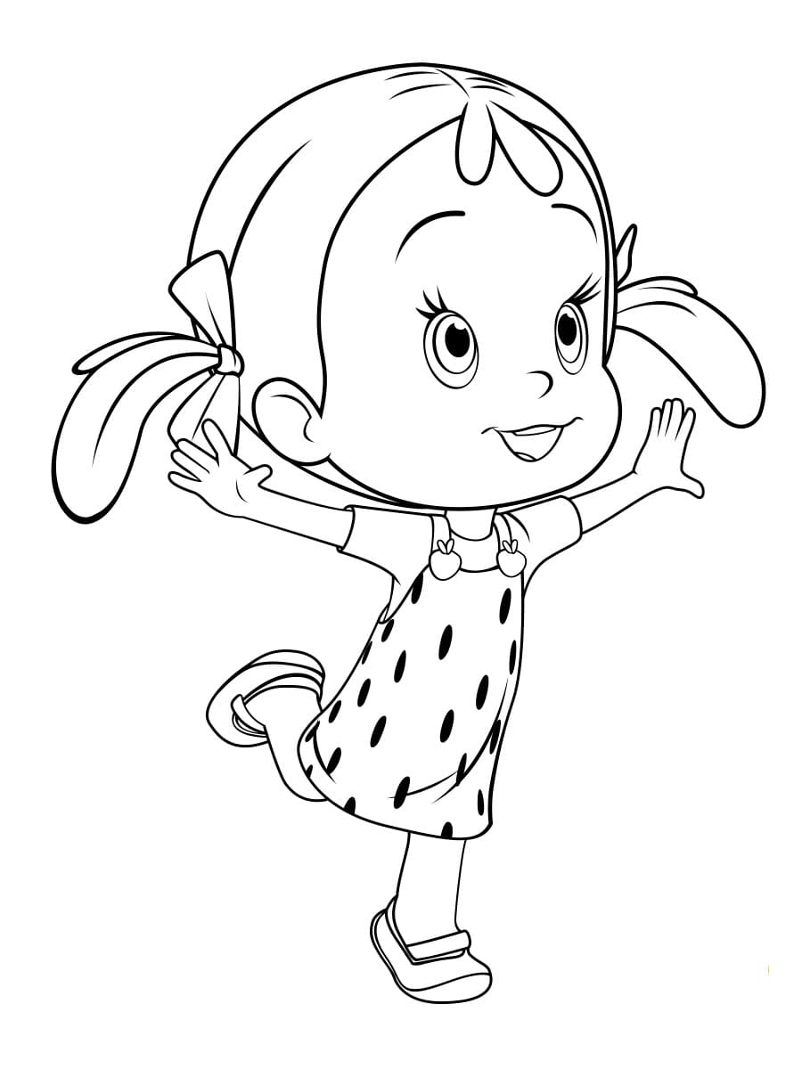 Desenho deColitas de Cleo e Cuquin para colorir