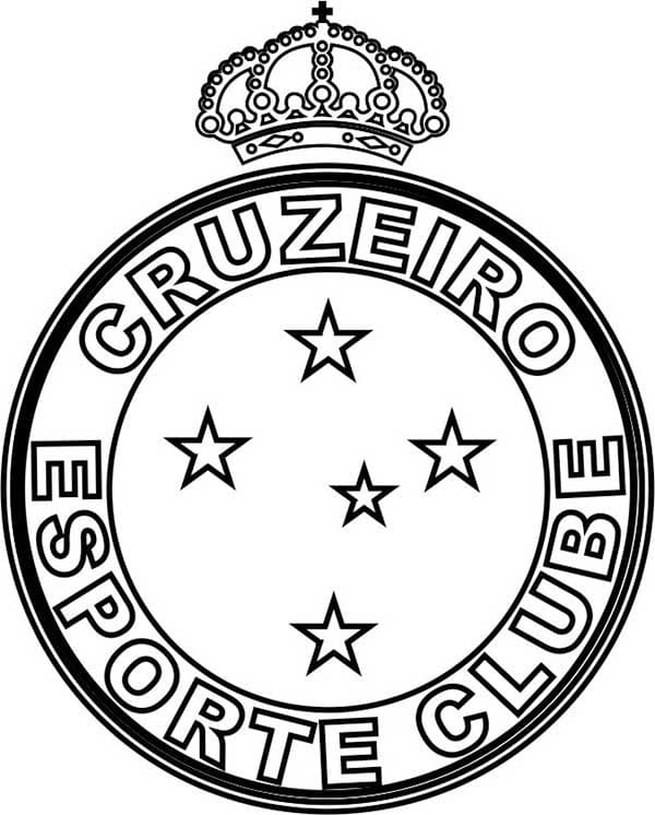 Desenho deCruzeiro Esporte Clube 1 para colorir