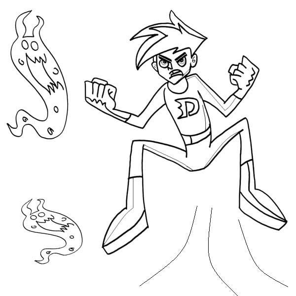 Desenho deDanny Phantom 1 para colorir