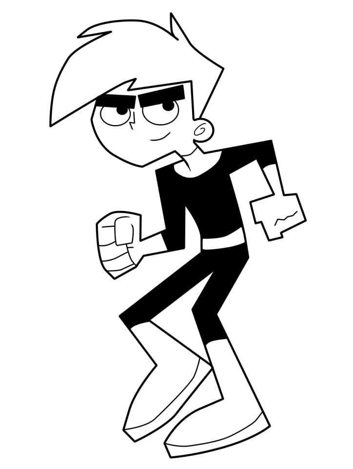 Desenho deDanny Phantom 2 para colorir