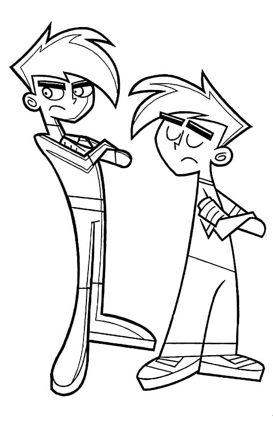 Desenho deDanny Phantom Grátis Para Crianças para colorir