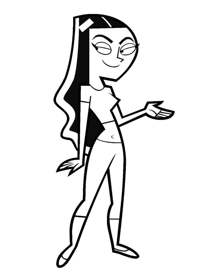 Desenho deDanny Phantom Paulina para colorir