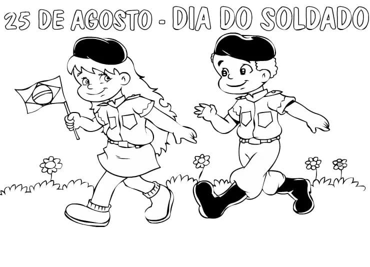 Desenho deDia 25 de Agosto para colorir