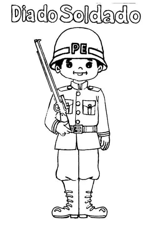 Desenho deDia do Soldado 2 para colorir