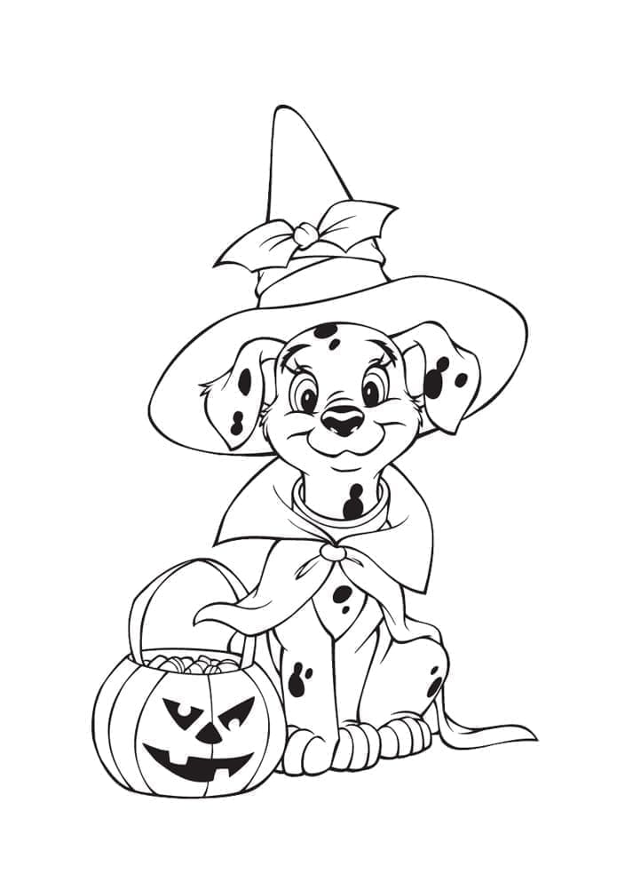 Desenho deDisney Halloween 3 para colorir