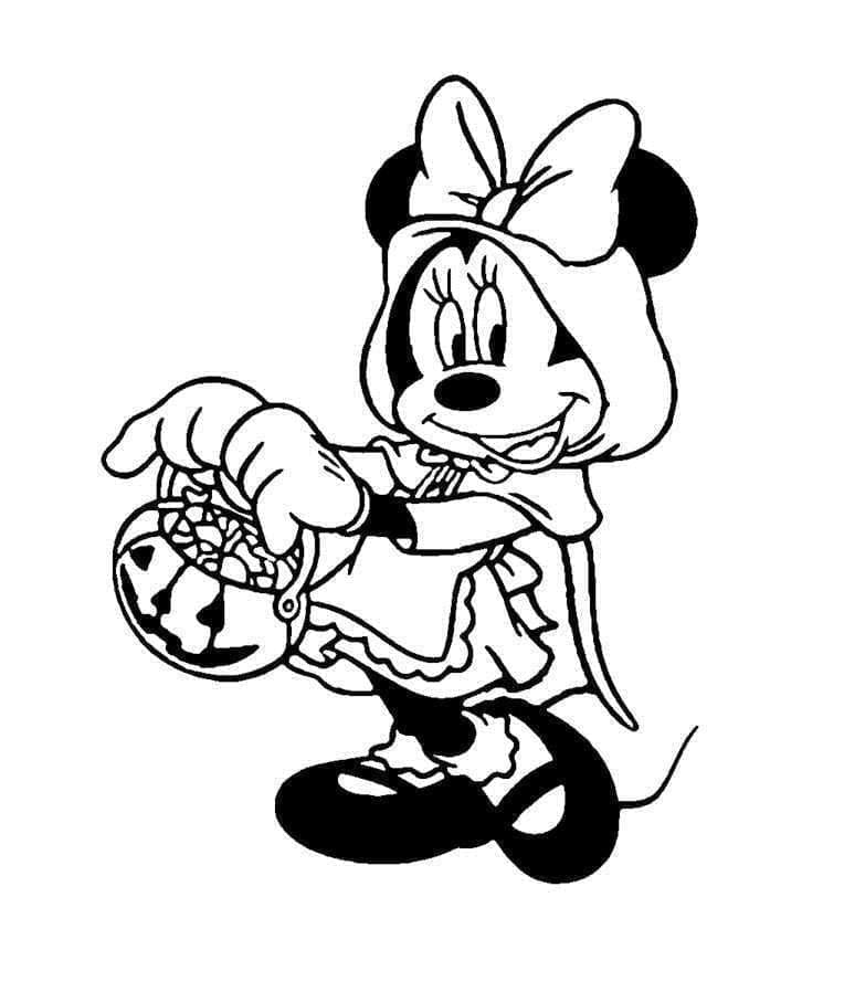 Desenho deDisney Halloween 6 para colorir