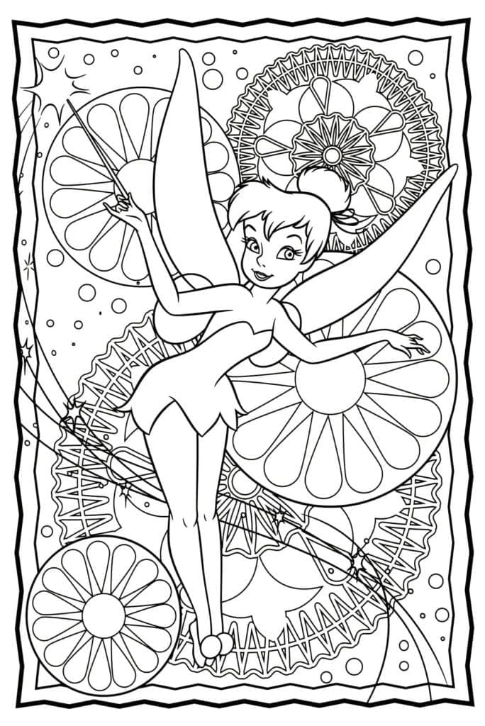 Desenho de Disney Sininho para colorir