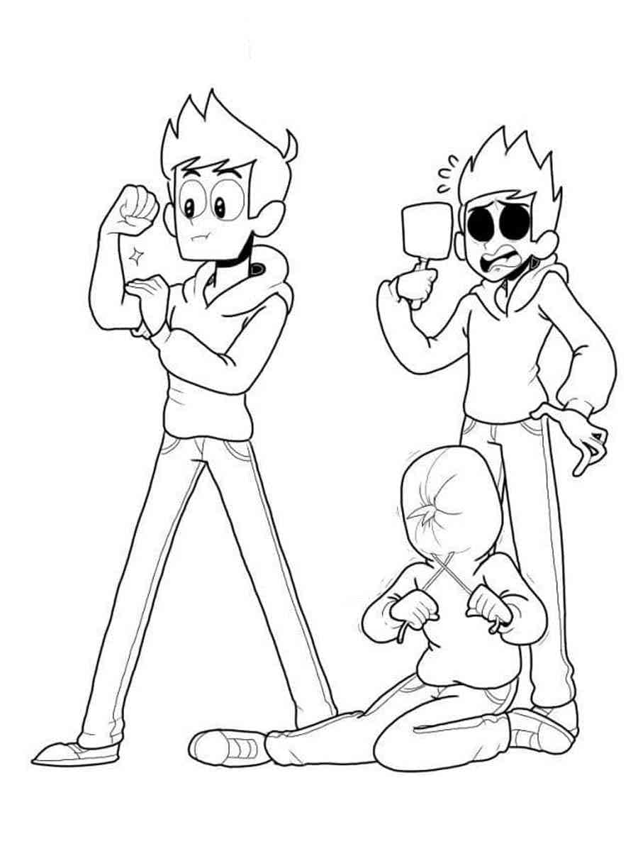 Desenhos de Eddsworld para colorir