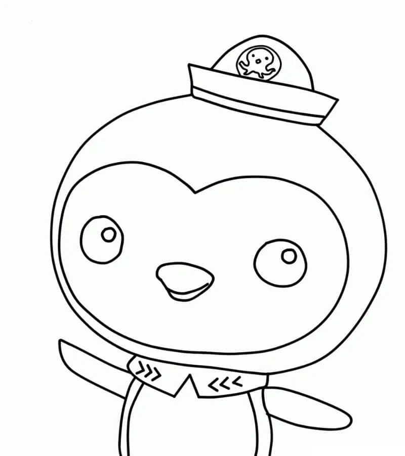 Desenho deEnfermeiro Pepe Pinguim de Octonautas para colorir