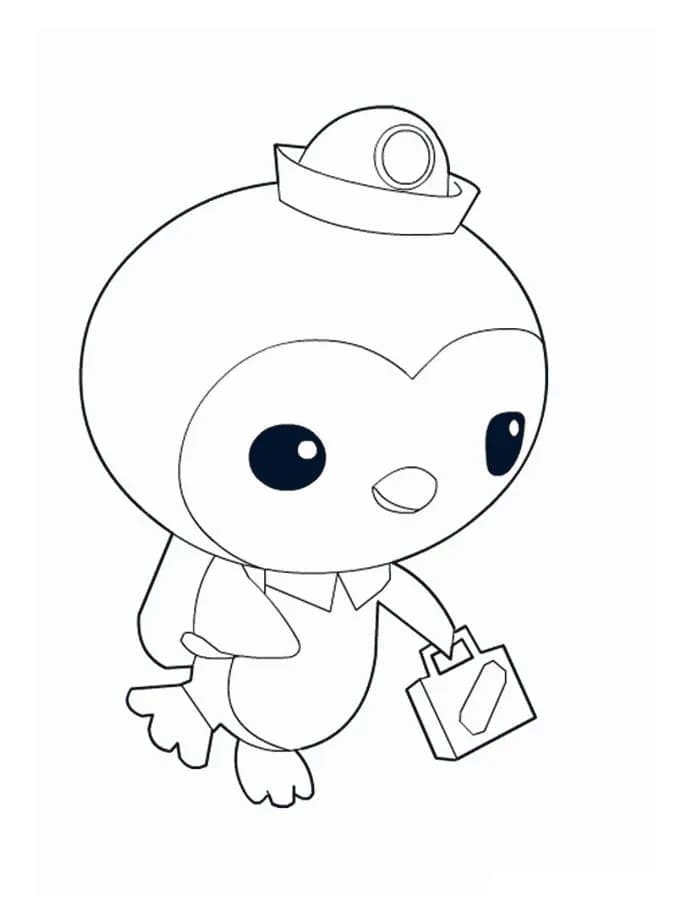 Desenho deEnfermeiro Pepe Pinguim Octonautas para colorir