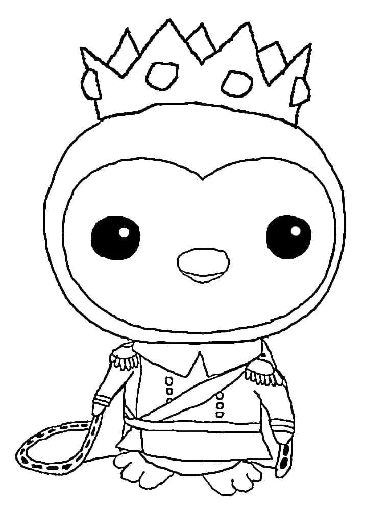 Desenho deEnfermeiro Pepe Pinguim para colorir