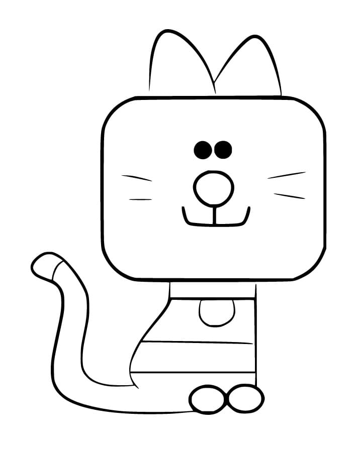 Desenho deEnid de Hey Duggee para colorir