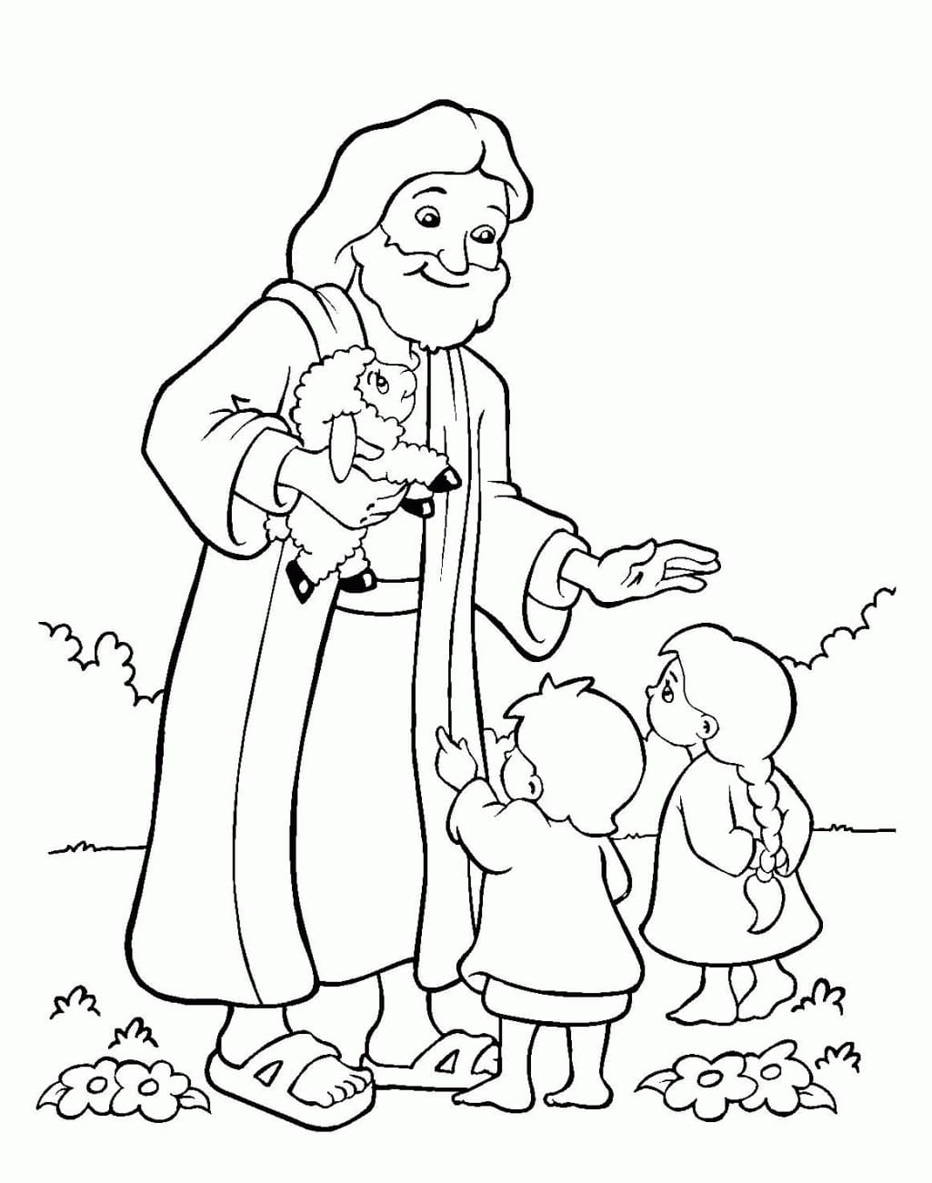 Desenhos de Evangelho para colorir