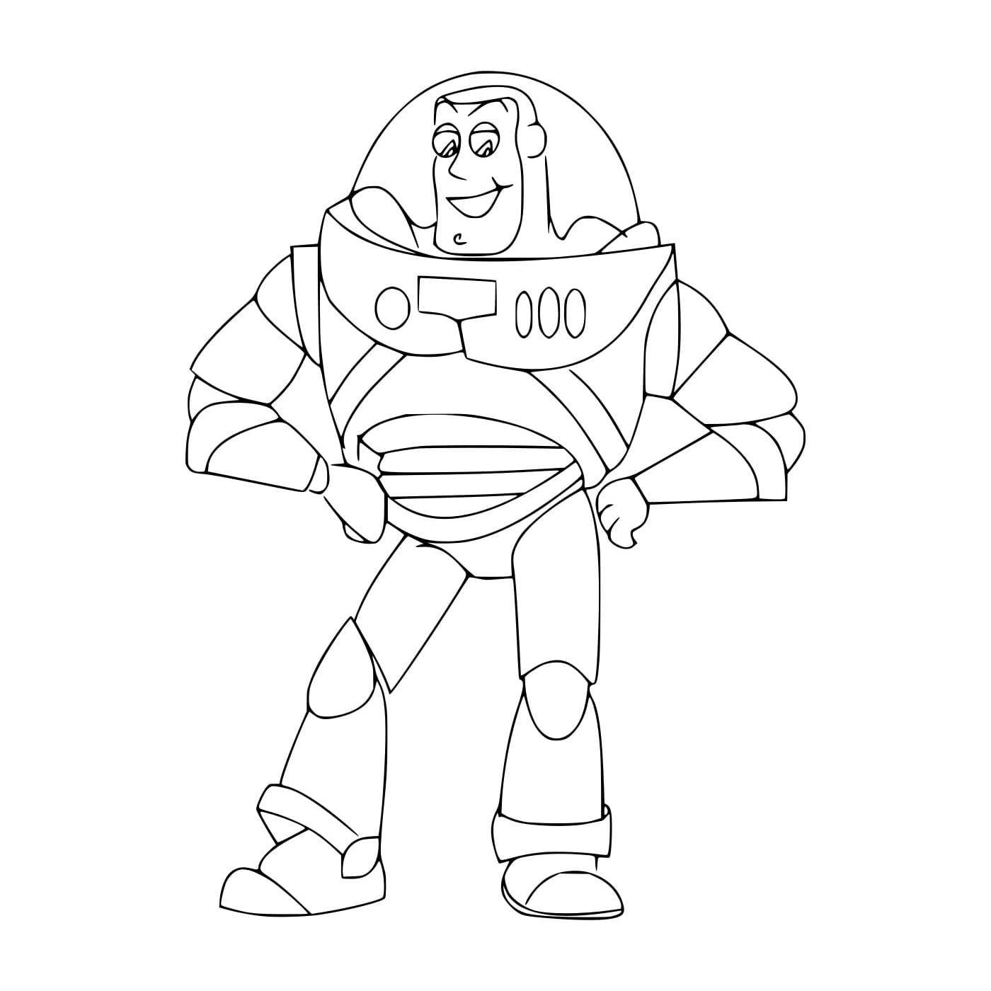 Desenho deFácil Buzz Lightyear para colorir