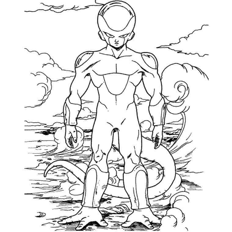 Desenho deForma Final de Freeza para colorir