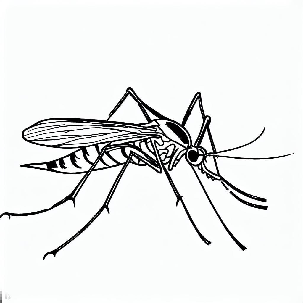 Desenho deFoto de Aedes Aegypti para colorir