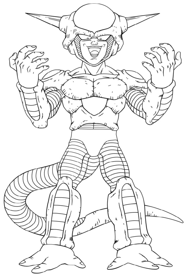 Desenho deFreeza Malvado para colorir