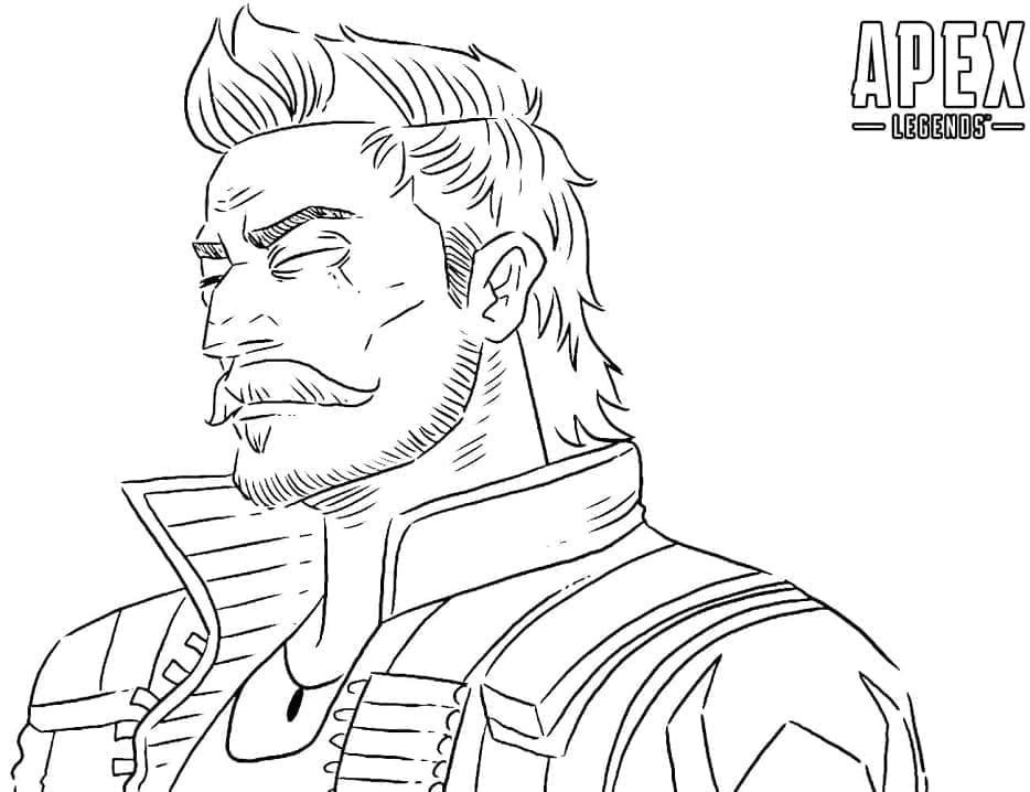 Desenho deFuse de Apex Legends para colorir