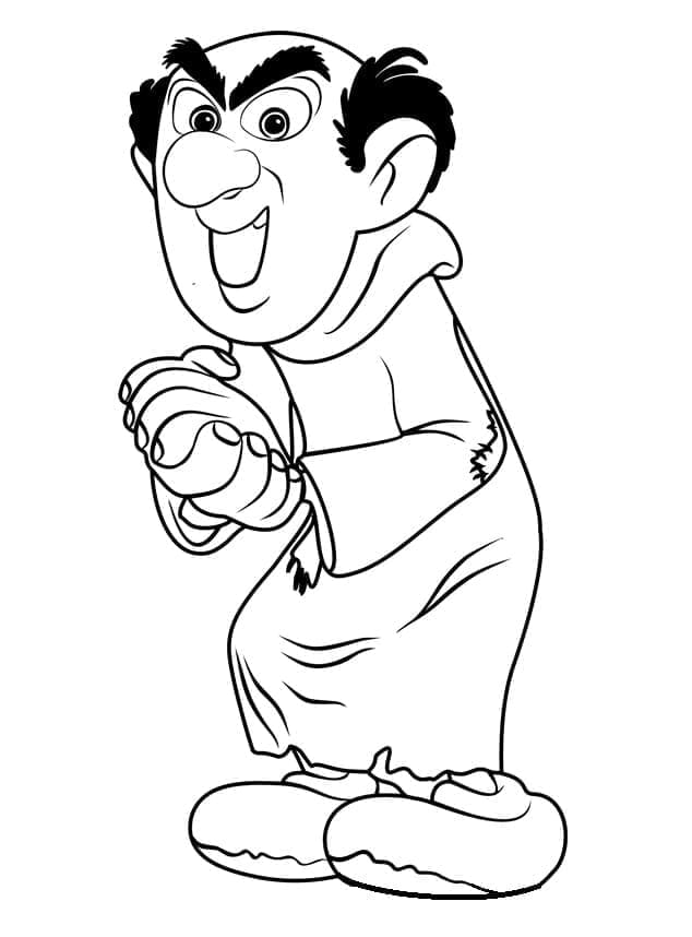 Desenho deGargamel Grátis Para Crianças para colorir