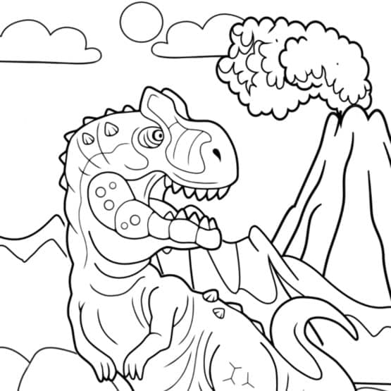 Desenho deGiganotossauro 6 para colorir