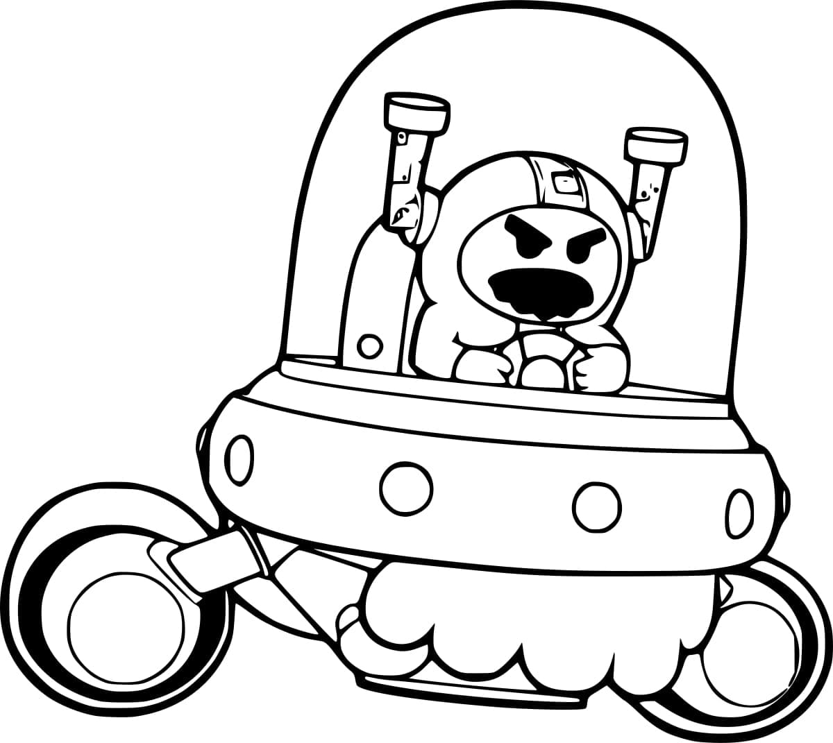 Desenho deGrandmaster de Go Jetters para colorir