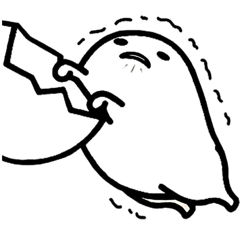 Desenho deGudetama Grátis para colorir