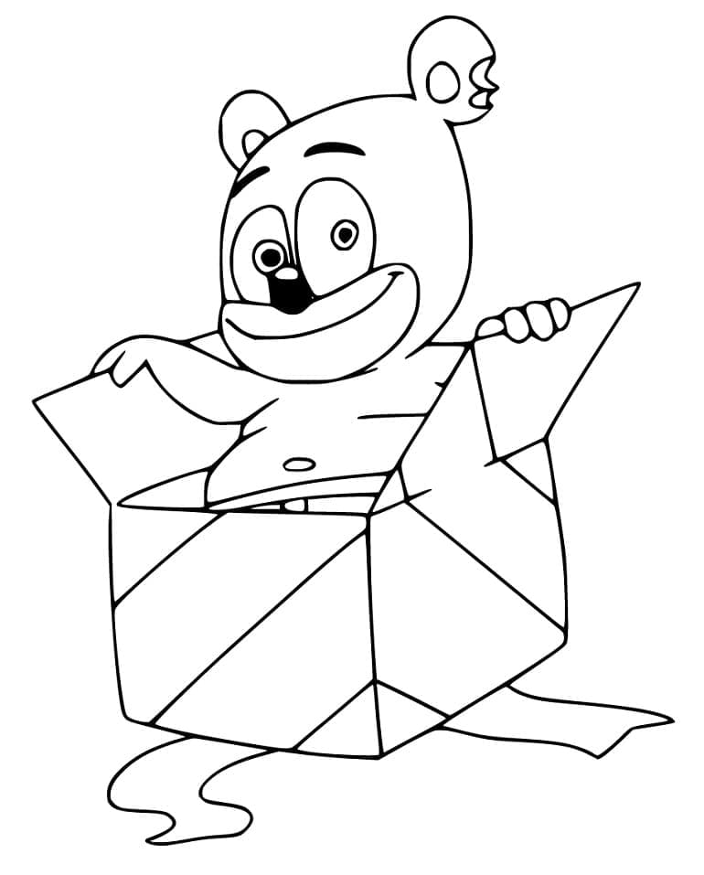 Desenho deGummy Bear 4 para colorir