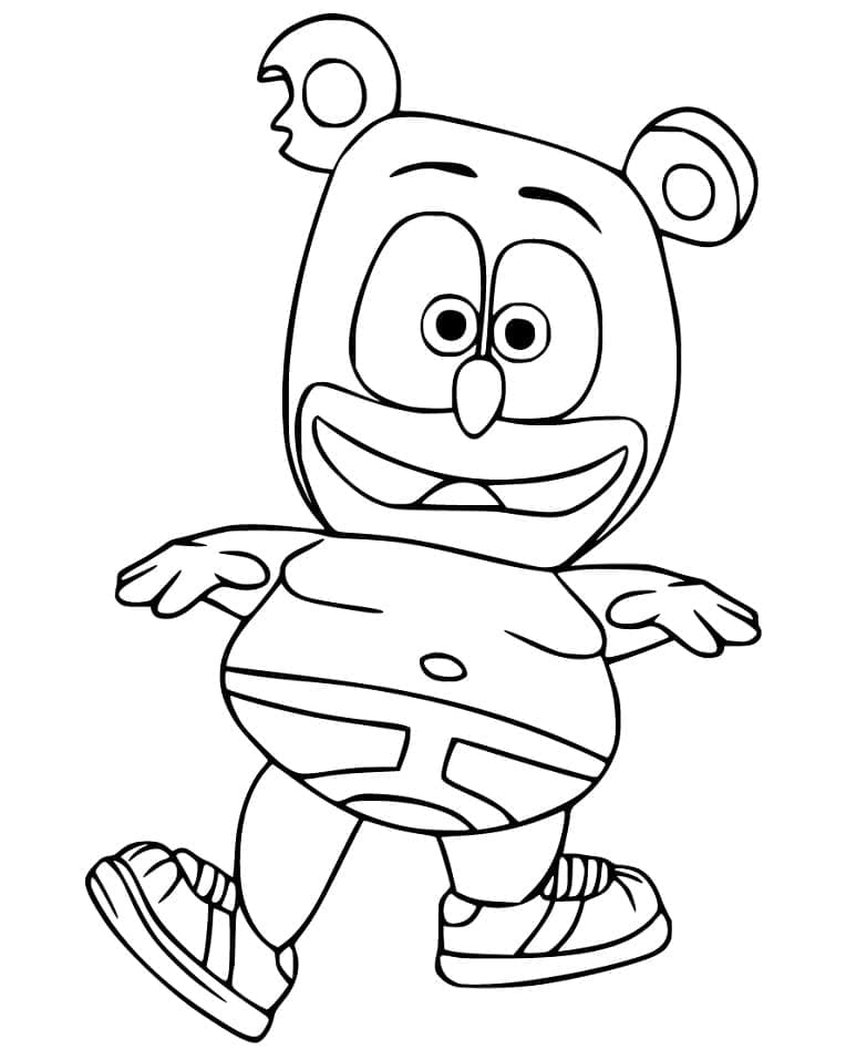 Desenhos de Gummy Bear (Gummibär) para colorir