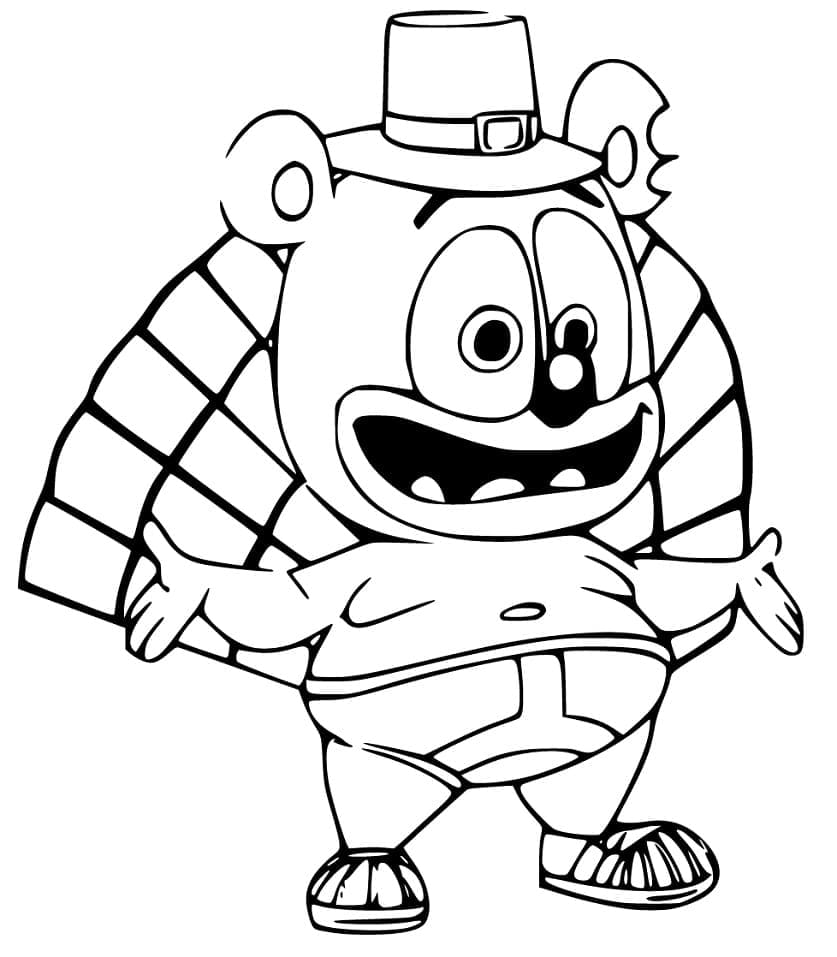 Desenho deGummy Bear Grátis para colorir