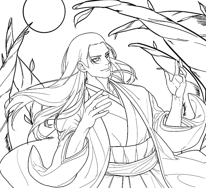 Desenhos de Hashirama Senju para colorir