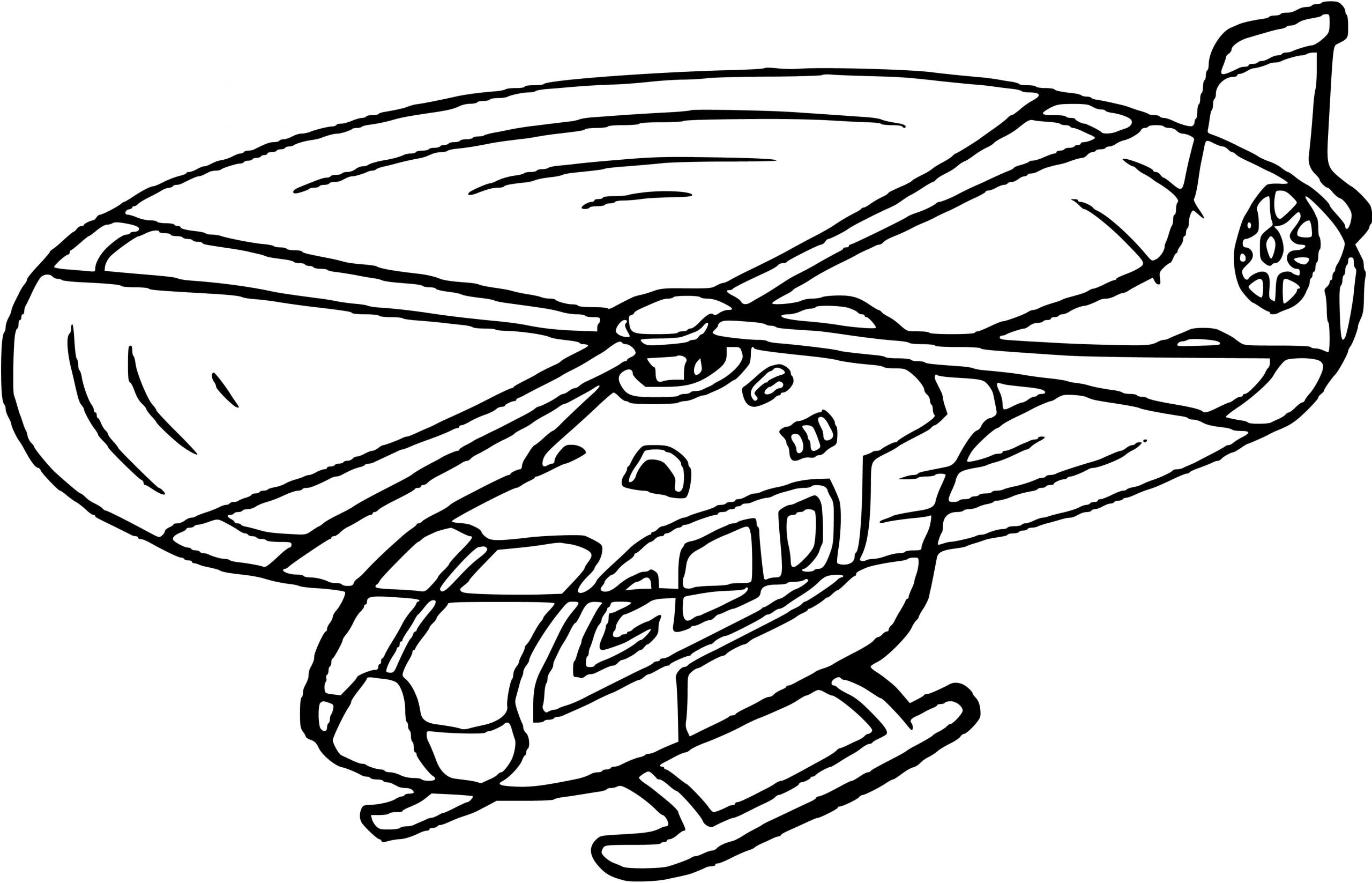 Desenho deHelicóptero Incrível para colorir