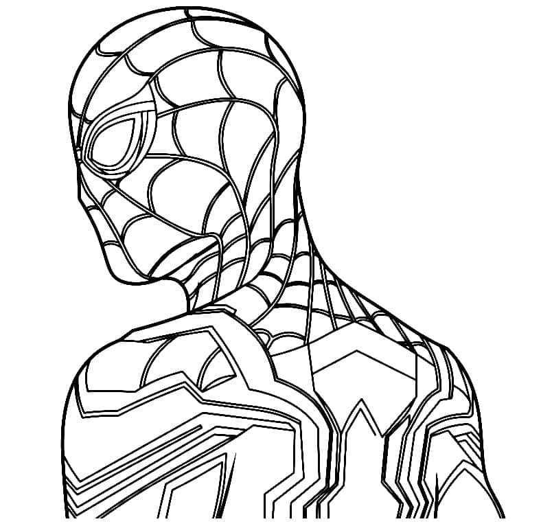 Desenho deHomem-Aranha de Marvel para colorir