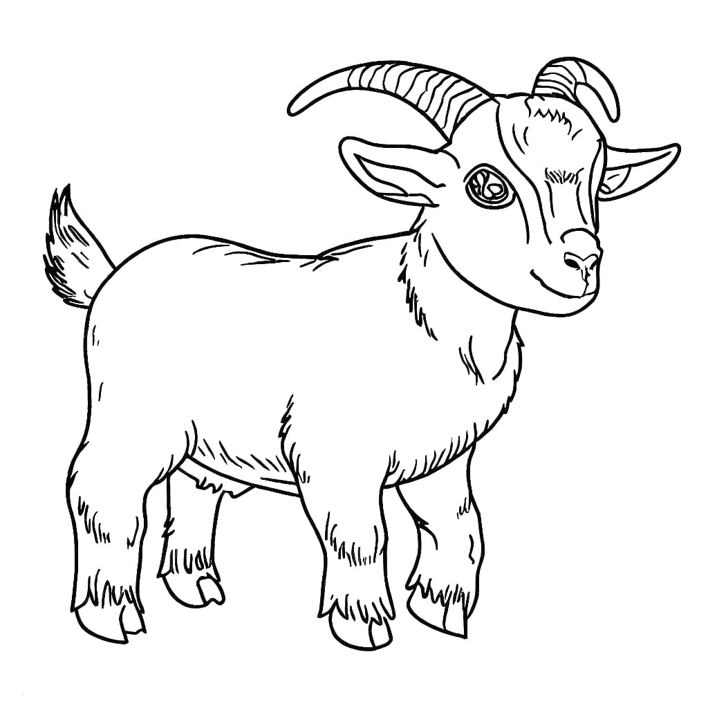 Desenho deImagem de Cabrito para colorir