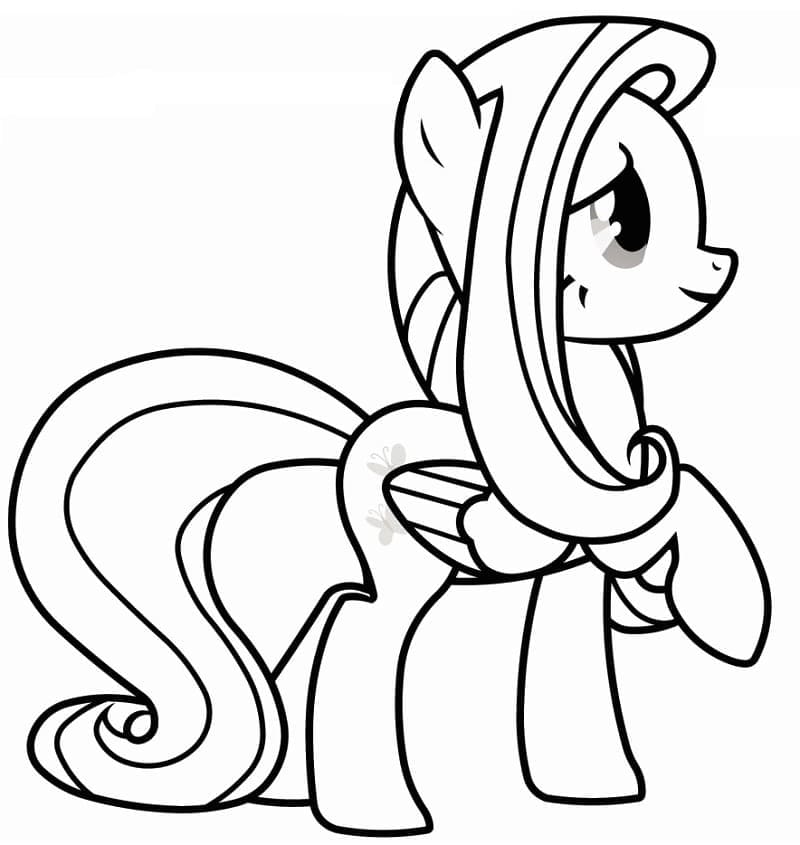 Desenho deImagem de Fluttershy para colorir