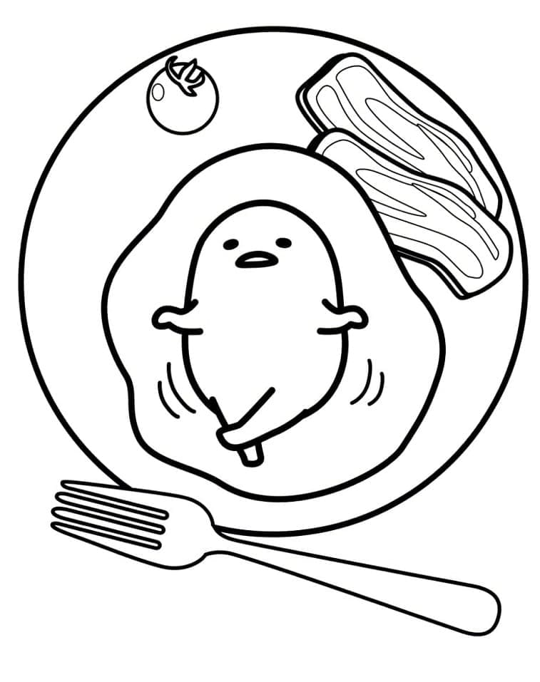 Desenho deImagem de Gudetama para colorir