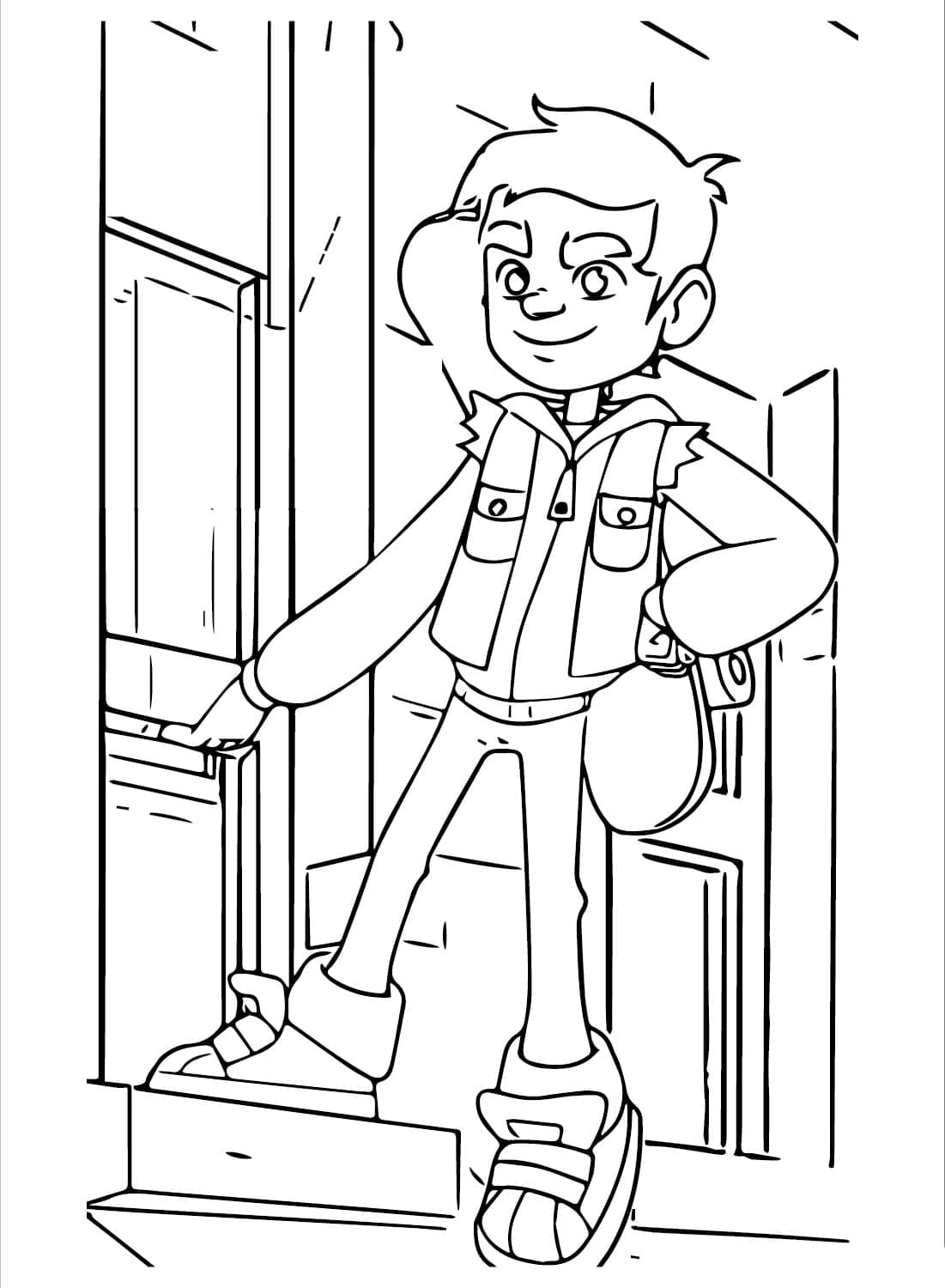 Desenho deImagem de Jogo Subway Surfers para colorir