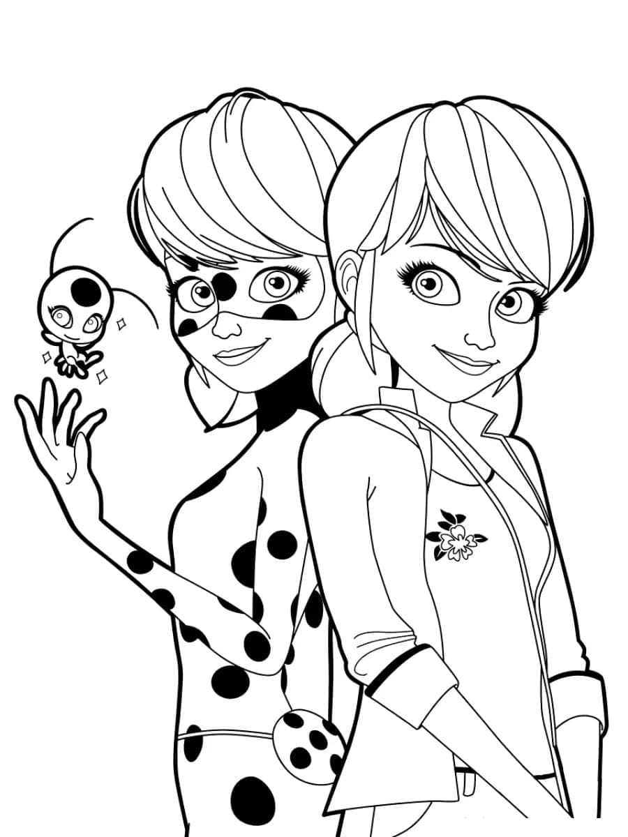 Desenho deImagem de Miraculous Ladybug para colorir