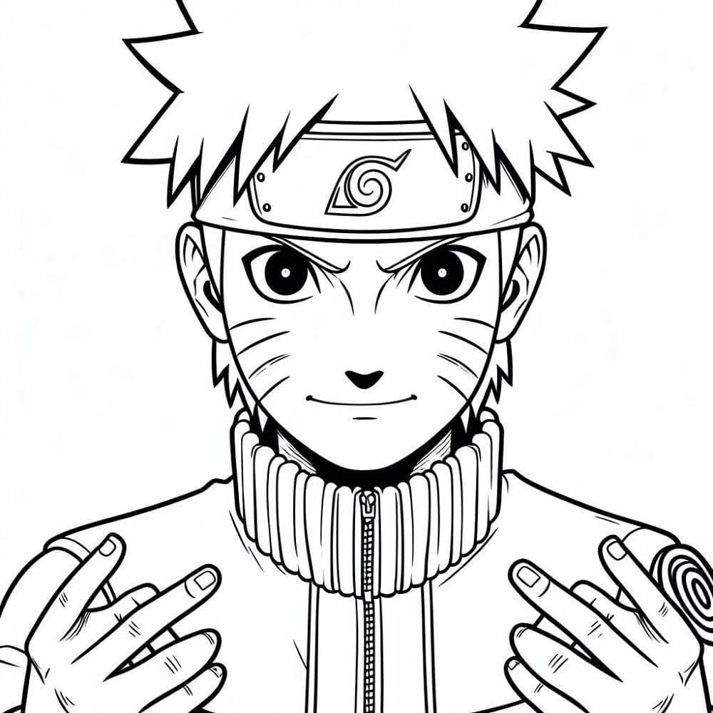 Desenho deImagem de Naruto para colorir