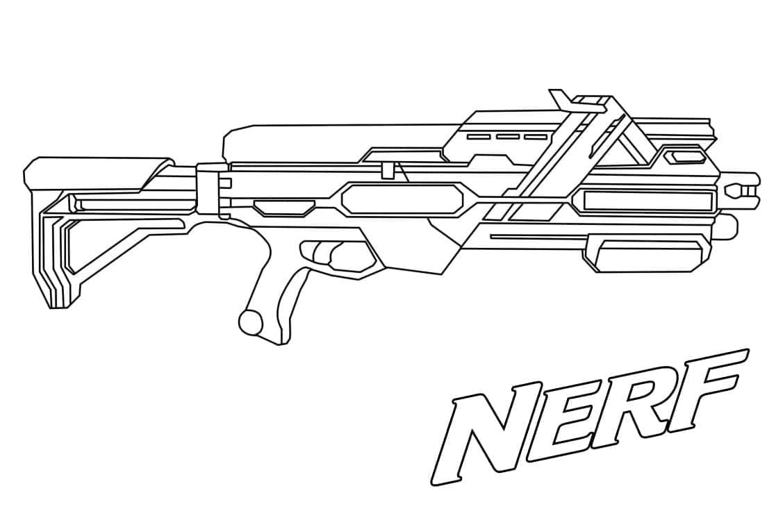 Desenho deImagem de Nerf para colorir