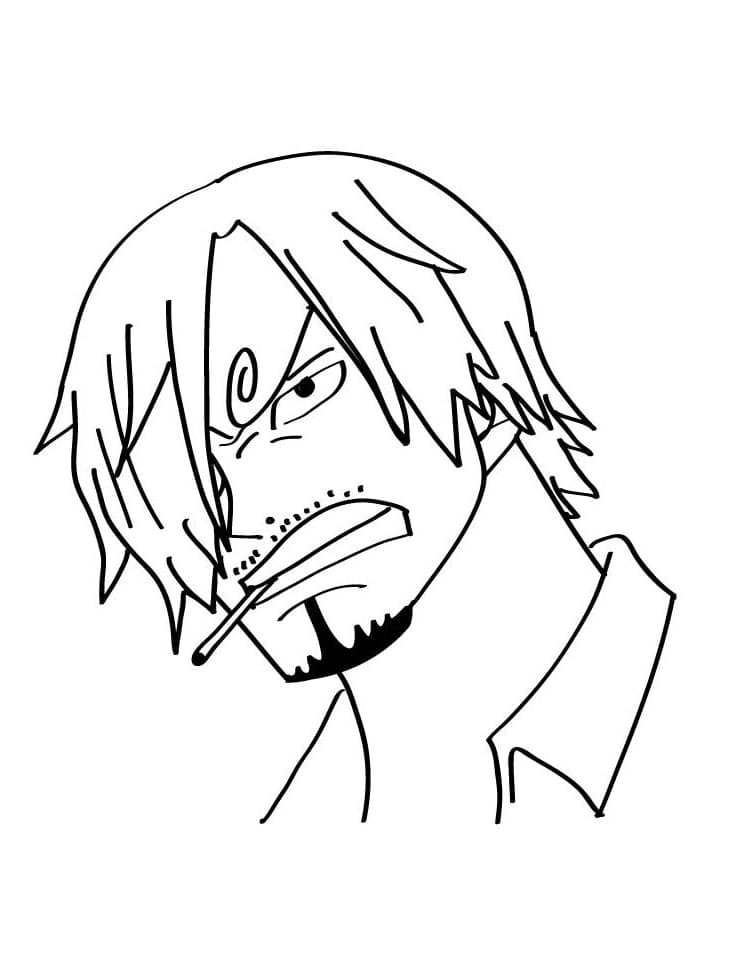 Desenho deImagem de Sanji para colorir