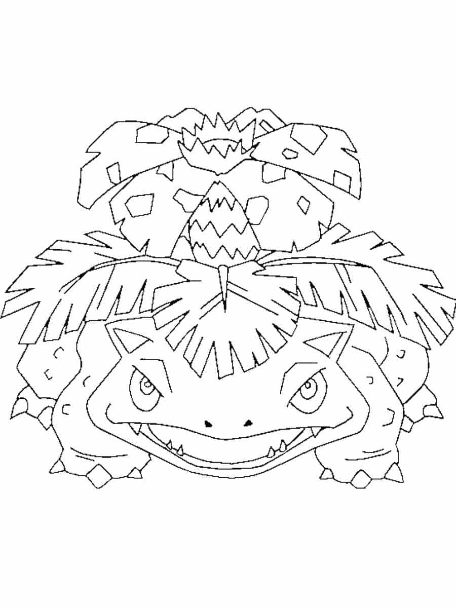 Desenho deImagem do Pokémon Venusaur para colorir