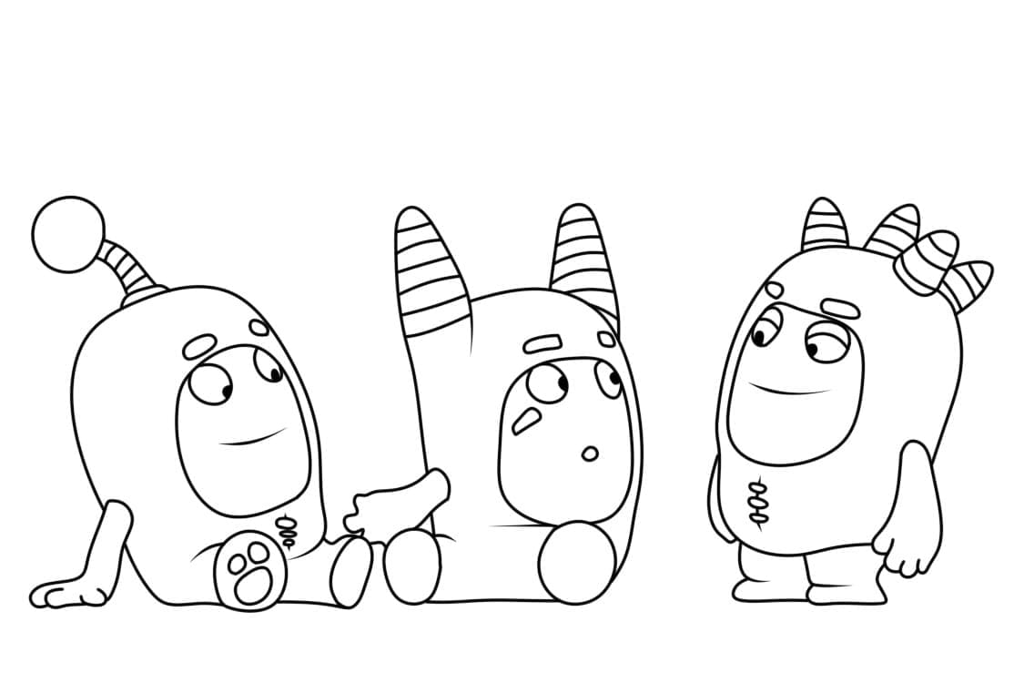 Desenho deImprimível Oddbods para colorir