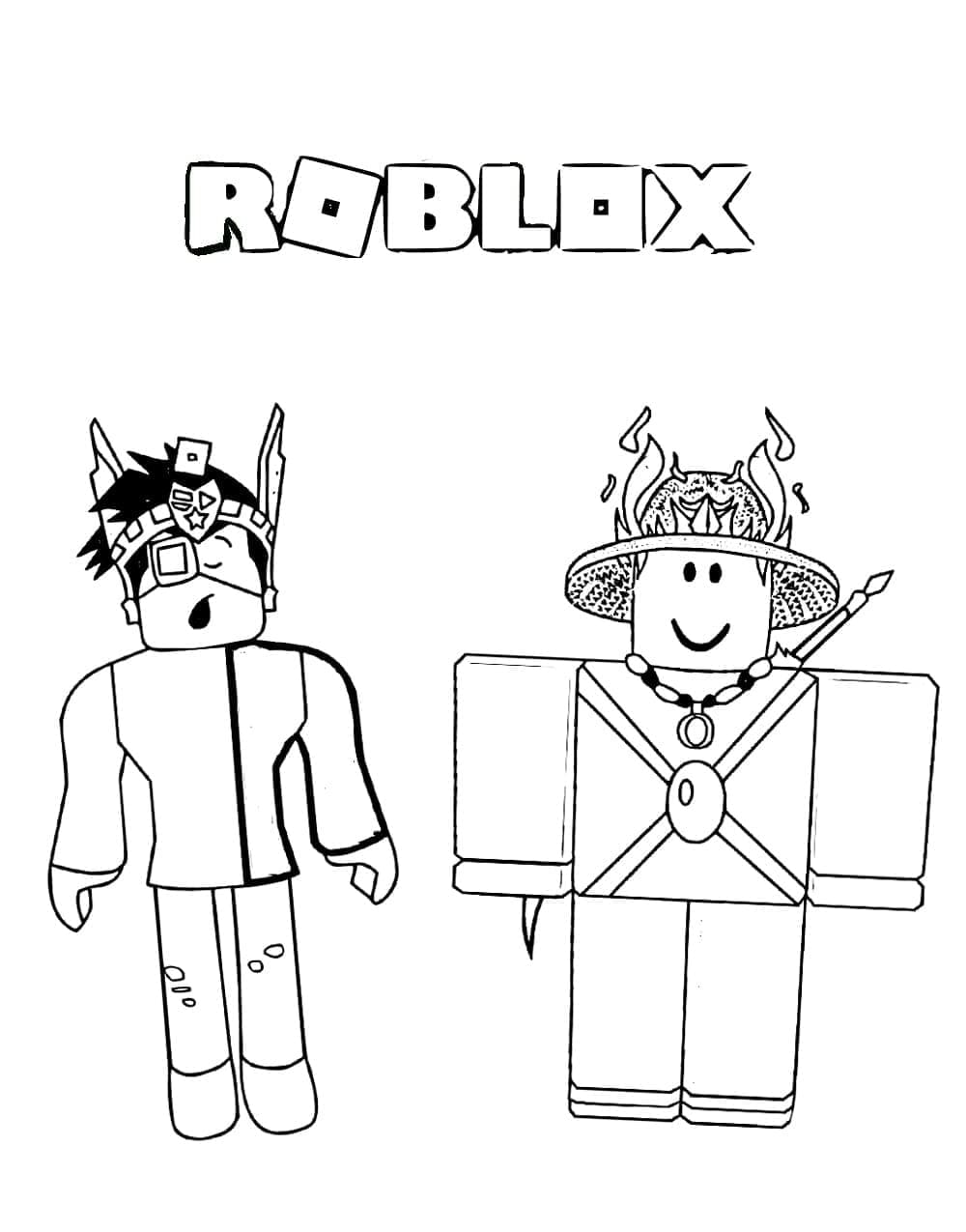 Desenho deImprimível Roblox para colorir