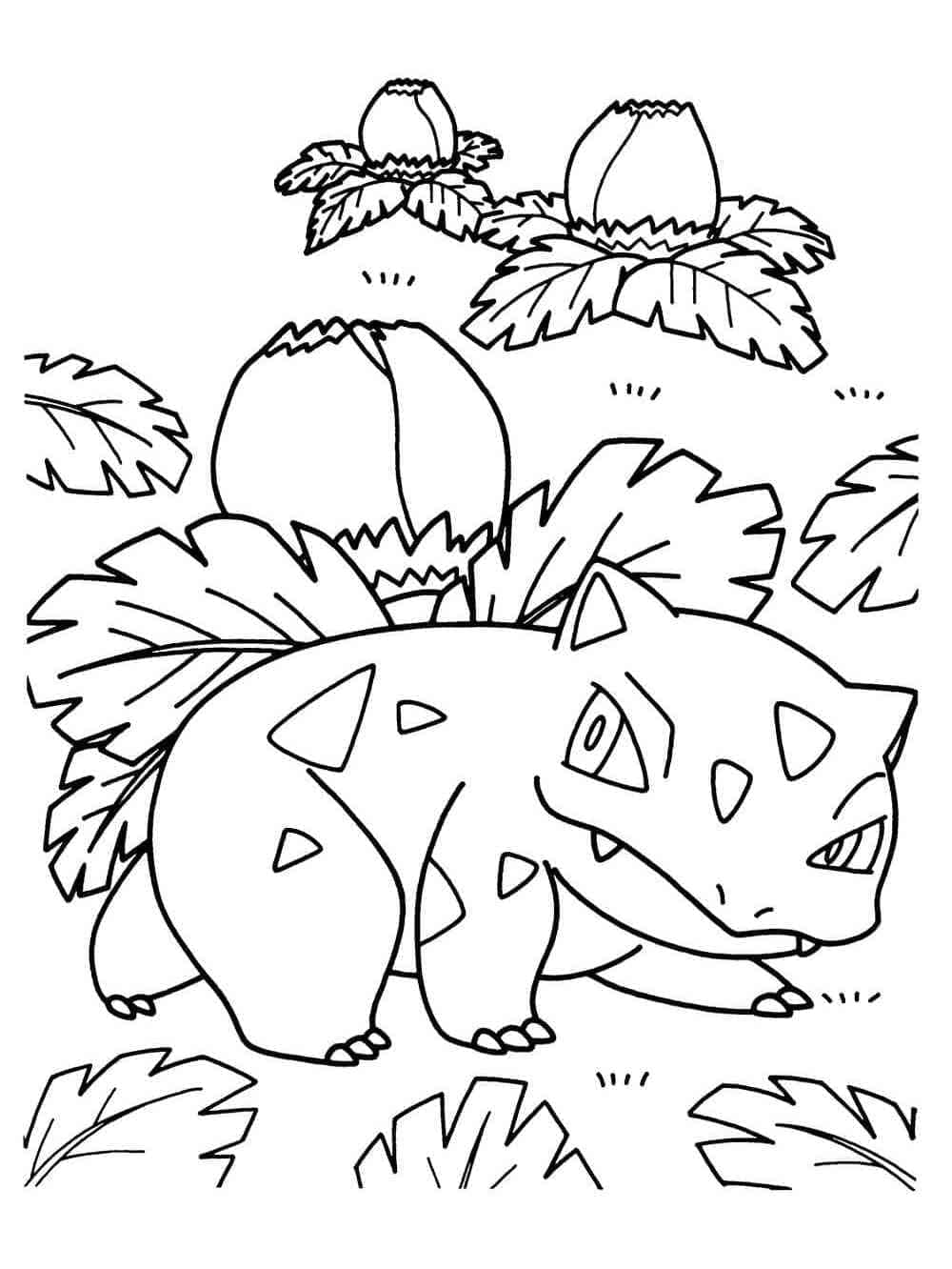 Desenho deIvysaur Para Crianças para colorir