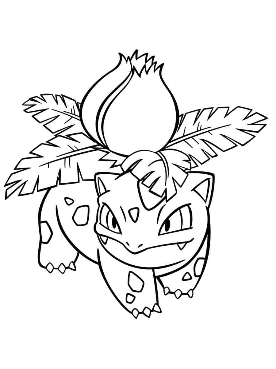 Desenho deIvysaur Pokemon Grátis para colorir