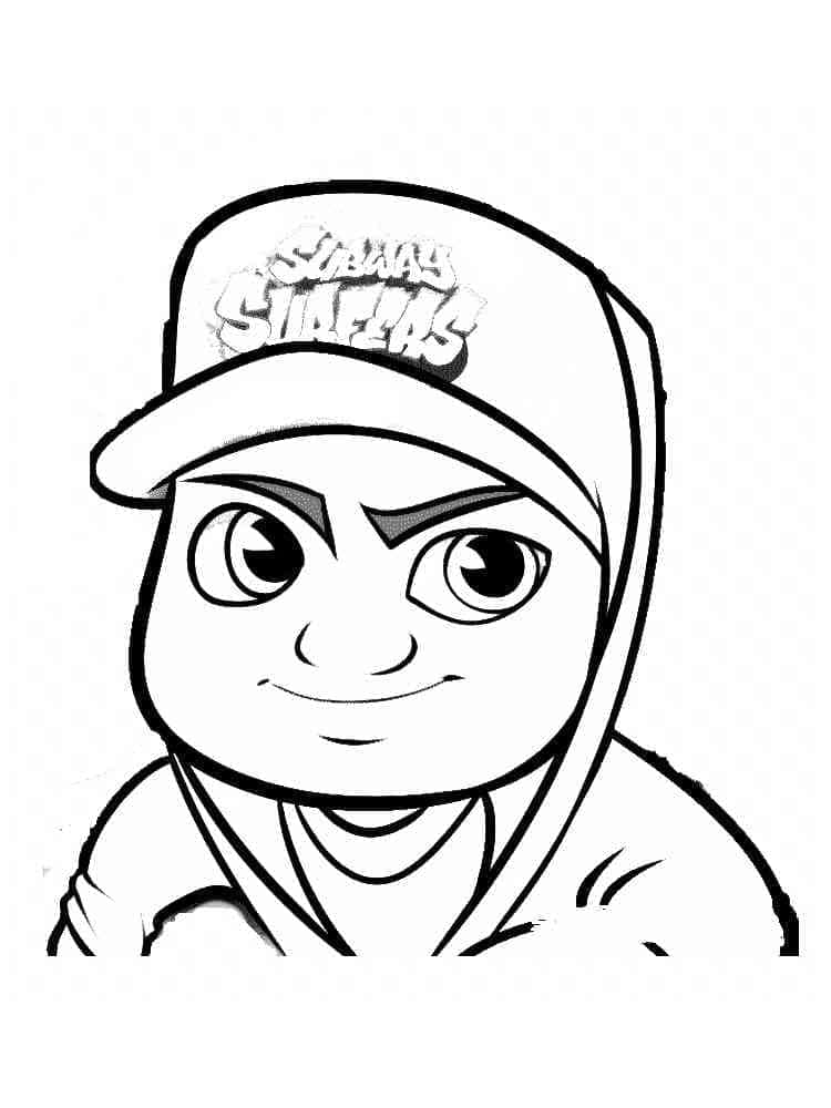 Desenho deJake Subway Surfers para colorir