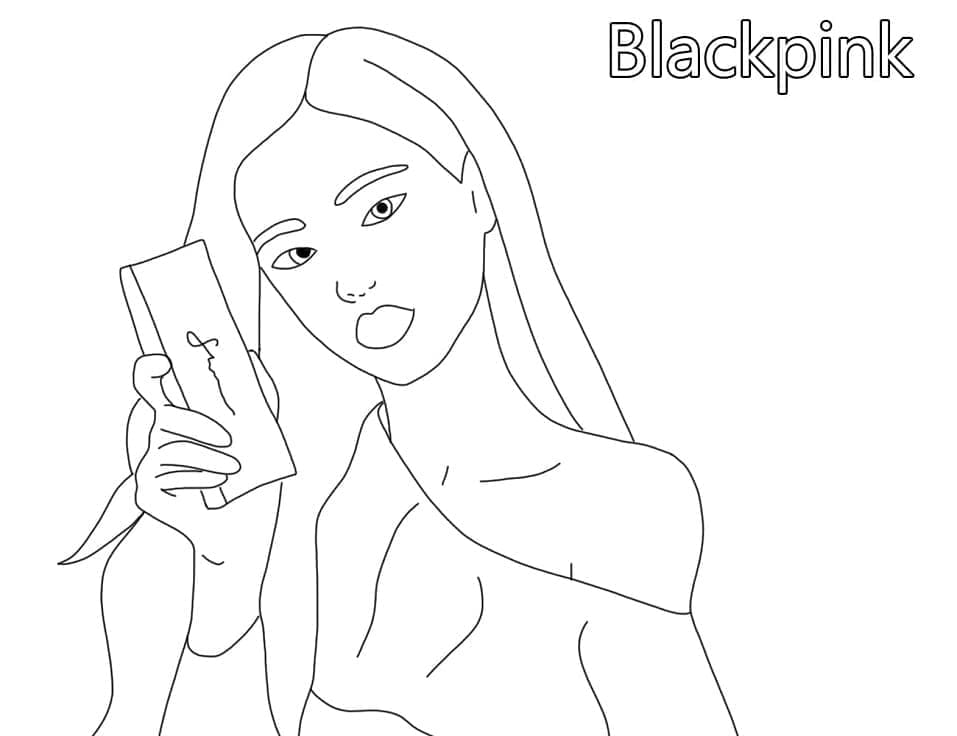 Desenho deJennie para colorir