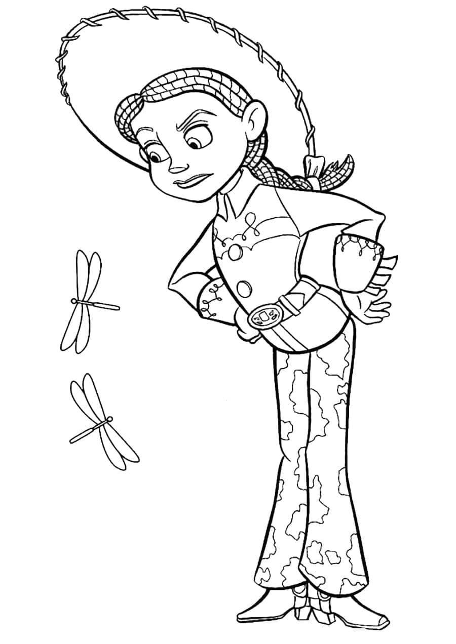 Desenho deJessie E As LibéLulas Toy Story para colorir