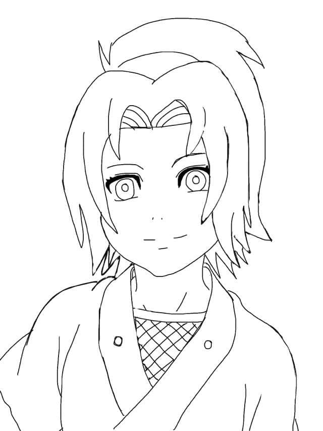 Desenho deJovem Tsunade para colorir